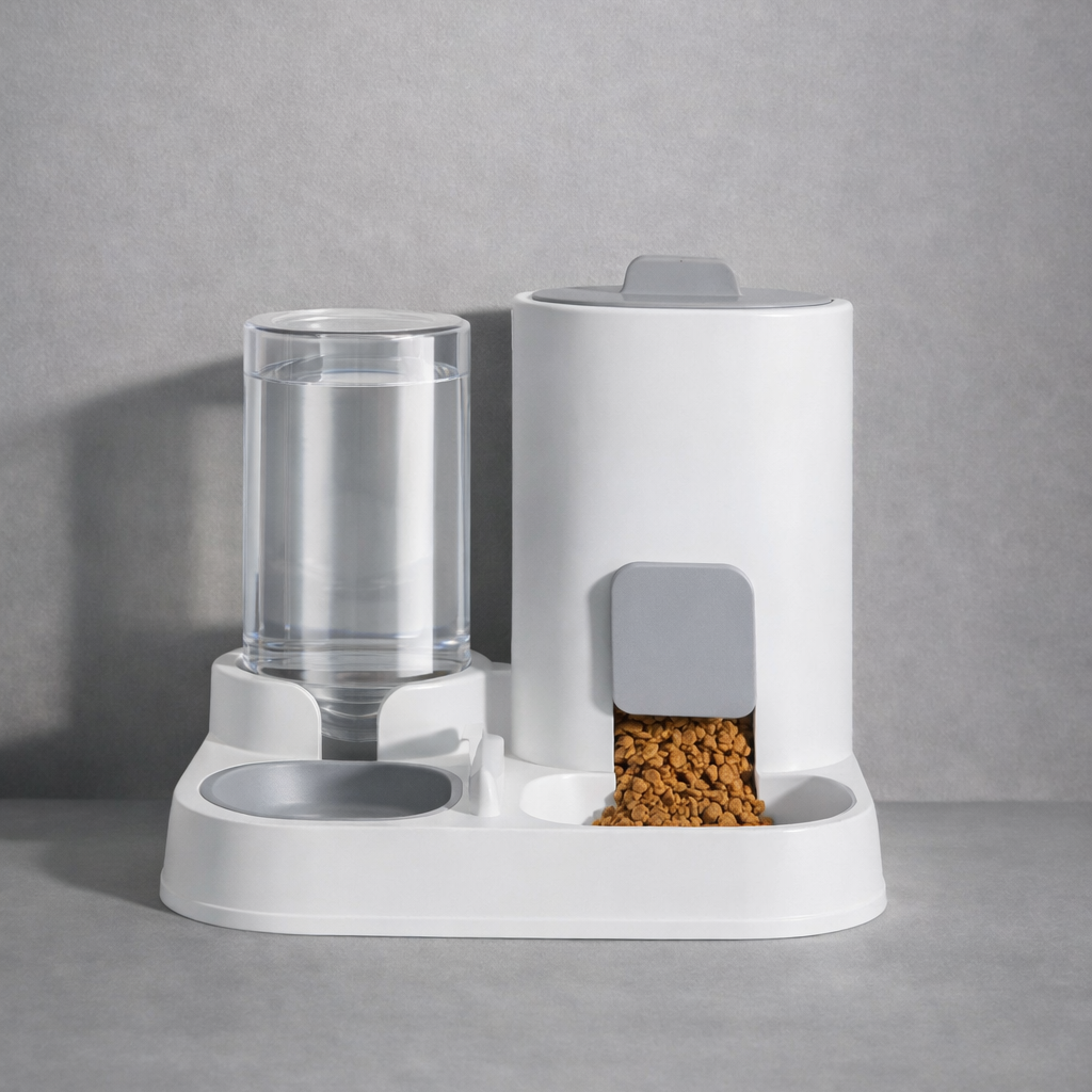 FreshFlow™ 2-in-1 Automatic Pet Feeder & Water Dispenser