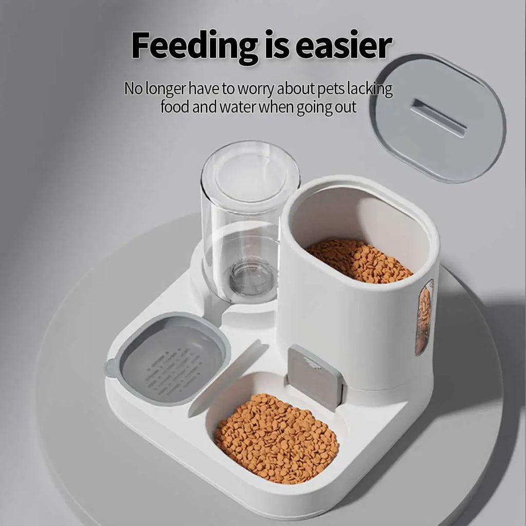 FreshFlow™ 2-in-1 Automatic Pet Feeder & Water Dispenser